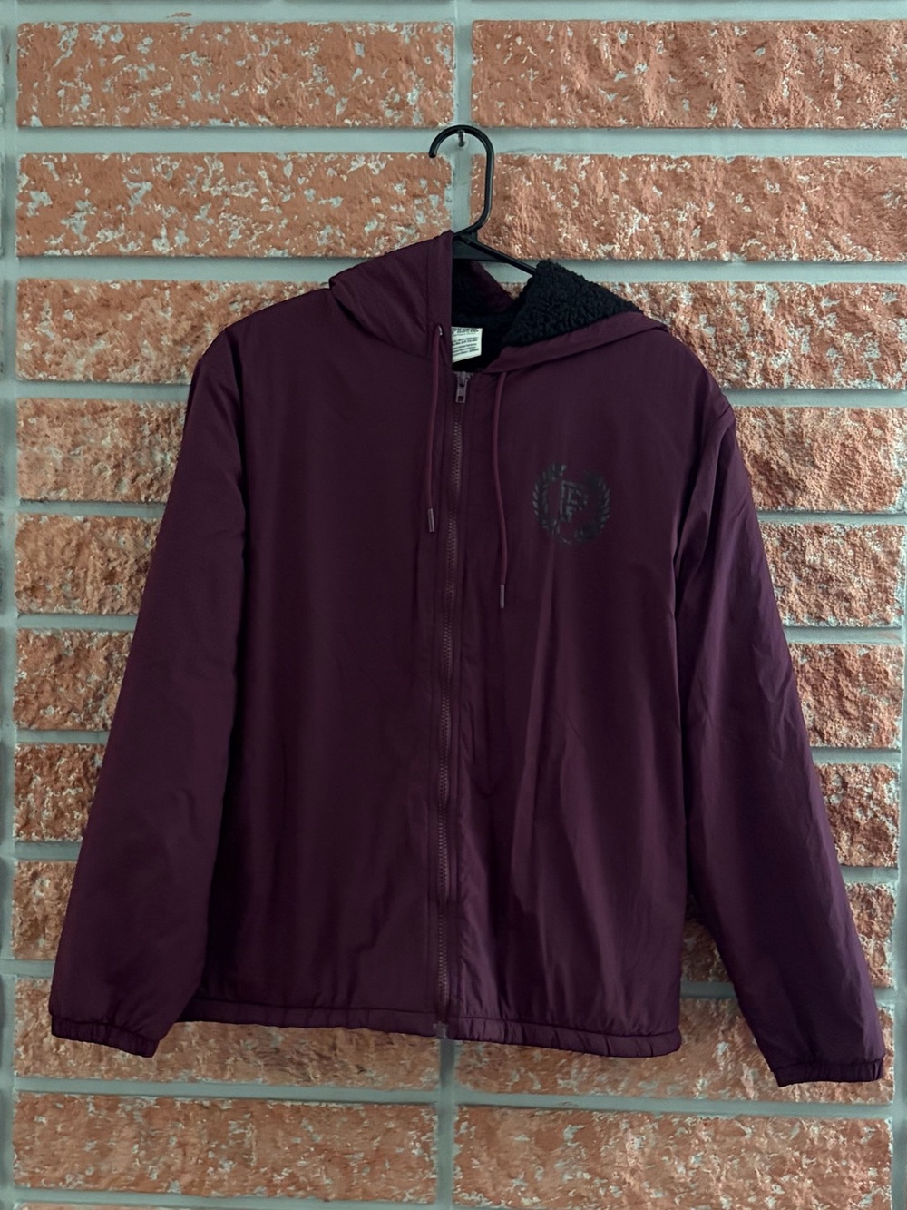 PINK Victoria's Secret Women's Hooded Zip Jacket in Plum